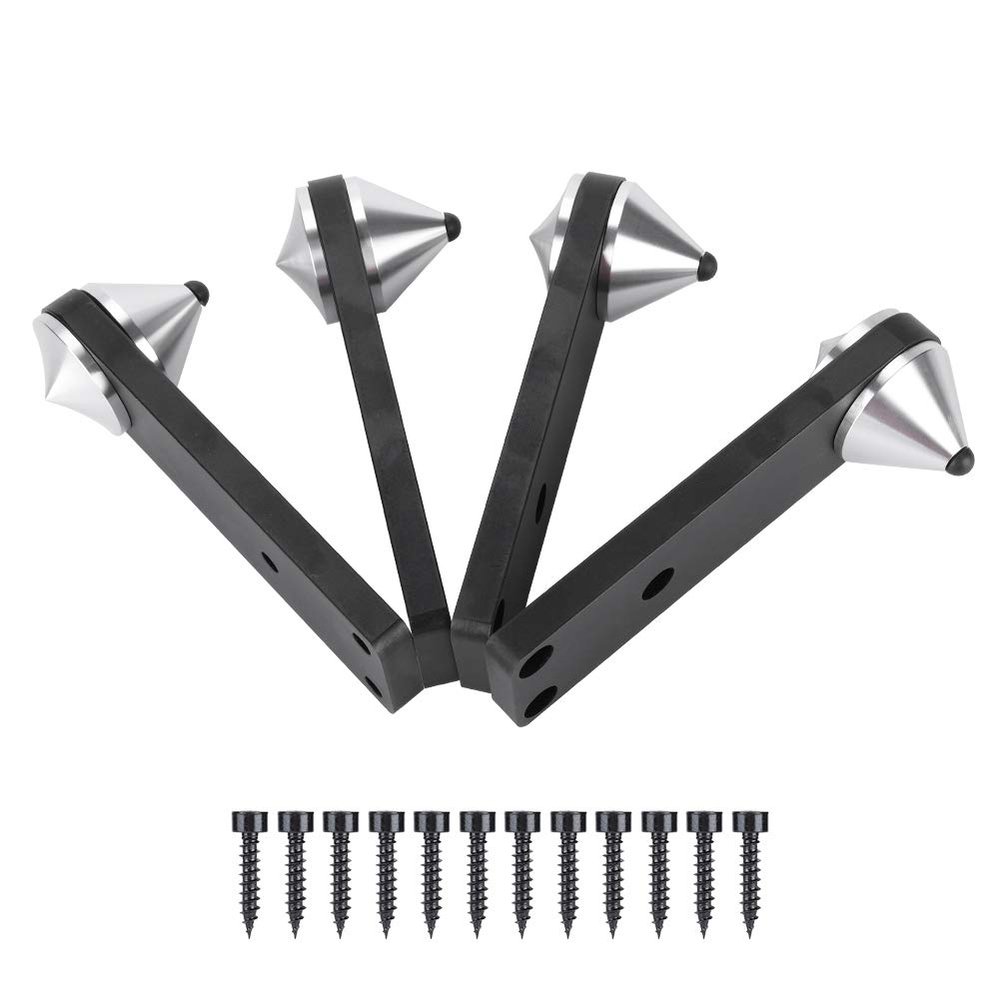 4PCS Speaker Shockproof Bracket, Combined Type Audio Speaker Foot, Subwoofer Shockproof Spike Bracket for Speaker