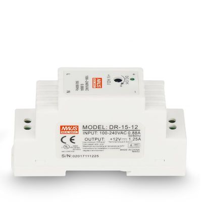 ASEENXPS Stepped Rail Power Supply DR-15WLED Light Bar Switching Power Supply Output DC Voltage 12V1.3A DR15-12V1.3A Industrial Power Transformer Input Voltage 85V-265V to 12V DC Output Voltage
