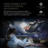 Creative Zen Hybrid SXFI Wireless Over-Ear Headphones with Super X-Fi Technology, Adaptive Hybrid Active Noise Cancellation, Ambient Mode, Up to 70 Hours (ANC Off), Low Latency Mode (Light Gray) view 3