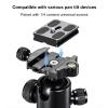 ASHATA Quick Release Plate 12cm, Aluminum Alloy Quick Release Plate Adapter for Arca Mount, 1/4 inch Screw Hole, Quick Connect Sliding Plate Camera Brackets for DSLR Cameras, ASHATA7fgebdx6t8 view 3