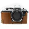 MegaGear Olympus OM-D E-M10 Mark II, E-M10 (14-42mm) Ever Ready Leather Camera Case and Strap - Light Brown view 2