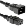 CablesAndKits - 3 Prong Heavy Duty AC Power Cord 8FT 20A/250V, 12 AWG, (IEC-60320-C20 to IEC-60320-C19) - Reliable and Safe - PDUs, Workstations, High-Power IT Gear, and Data Center Equipment view 1