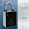 Smart Fingerprint Password Padlock Card APP Key Access Theft Proof Keyless Entry Electronic Lock for Outdoor Fence Gate Garden Gates Toolboxes (TUYA) view 2