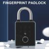 Smart Fingerprint Password Padlock Card APP Key Access Theft Proof Keyless Entry Electronic Lock for Outdoor Fence Gate Garden Gates Toolboxes (TUYA) view 3
