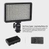 LED Video Light, 176 LED Beads Portable Photography Lighting, Rechargeable Dimmable Panel Lamp, Fill Light with Hot Shoe Mount, for DSLR Camera view 2