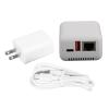 USB 2.0 Network Print Server, 5V LAN Print Share Server Print Server, Computer Print Server Adapter, for or, for Android, for iOS, for Linux 3.4 (US view 2