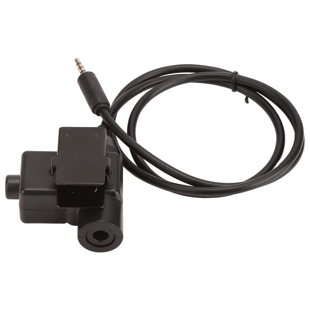 Afor 3.5mm InterHeadset PushtoTalk System Adapter