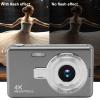 Xiuganpo 12MP 1080P Digital Camera, 16X Zoom Auto Focus Kids Camera 2.4in TFT Screen Vlogging Camera Type C Shoot Video Camera for Beginner Children Boys Girls Teens Gift (Grey) view 2
