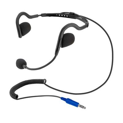 Rugged Radios Lightweight Behind The Head Headset with Adaptor Cable Off Road Intercoms Compatiable RRP 696 696PLUS 364 660 242 6100