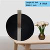 Wide 1" 82 Ft Long Hook and Loop Cable Straps, Nylon Tie Down Strips, Double-sided Use, Free Cut Length, Reusable, Black view 2