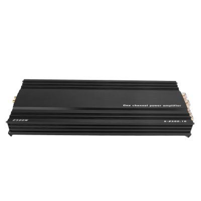 2500W Car Amplifier Single Channel Class D High Power Aluminum Alloy Digital Car Amplifier Car Stereo Amplifier