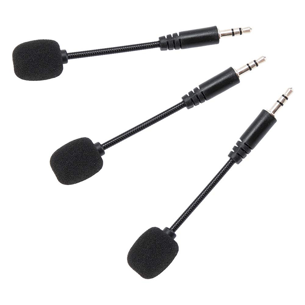 3Pcs 3.5Mm Jack Flexible Extended Mini Microphone for Computer Mobile Phone Accessories Tablets Laptops and Peripherals