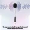 3Pcs 3.5Mm Jack Flexible Extended Mini Microphone for Computer Mobile Phone Accessories Tablets Laptops and Peripherals view 2