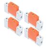 Breaker Device,4Pcs 1P Protective Device DIN Rail Mounting SPD House Arrester Protector AC 420V RMU1C60 (Imax: 60kA) view 4