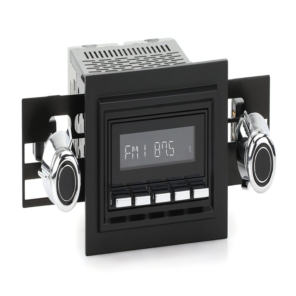 RetroRadio Compatible with 1972-76 Ford Gran Torino Features Include Bluetooth, AUX, AM/FM LABC-M1-221-55-75F1