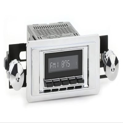 RetroRadio Compatible with 1957-59 International Pickup Features Include Bluetooth, AUX, AM/FM LACB-M1-102-02-72I