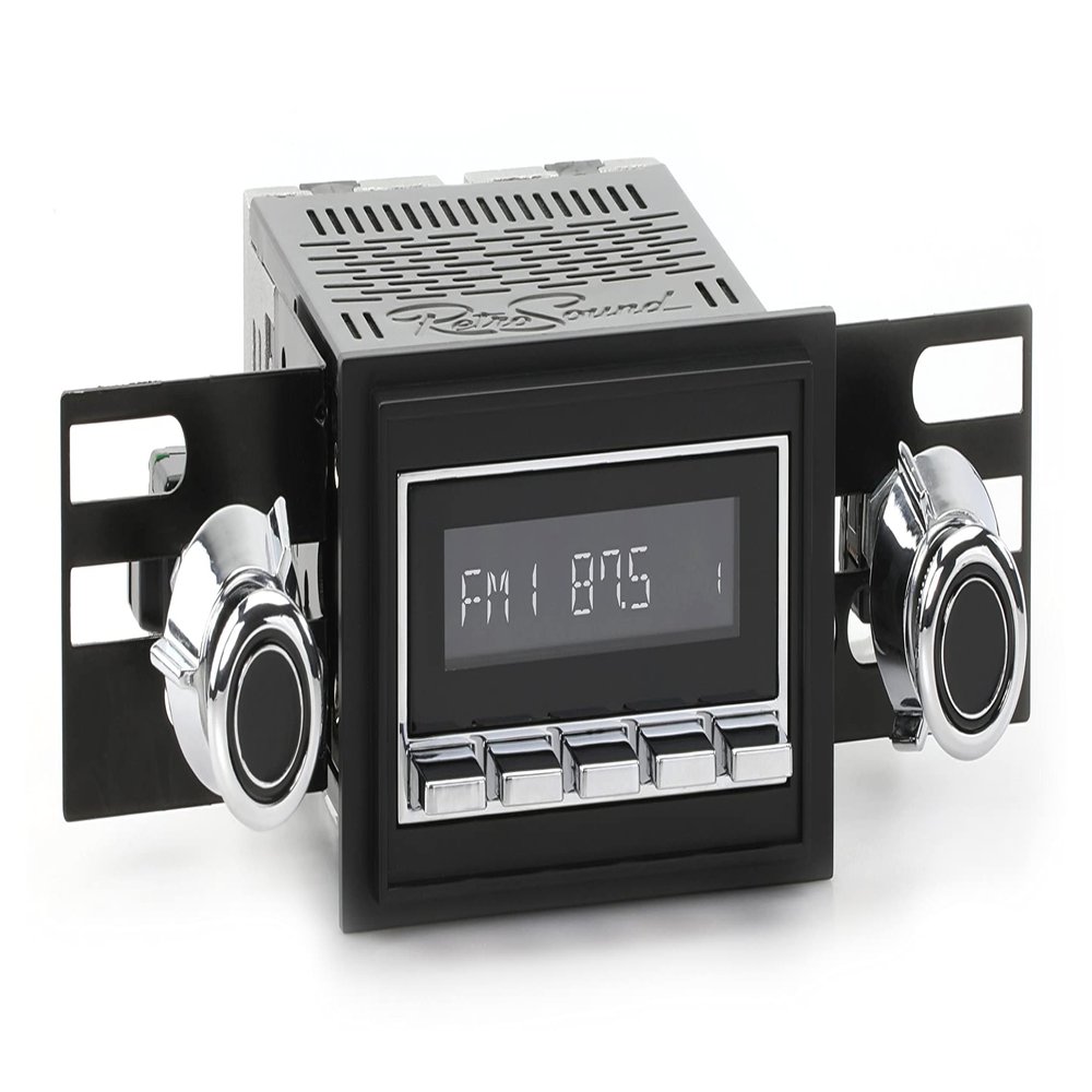 RetroRadio Compatible with 1975-80 Mercury Bobcat Features Include Bluetooth, AUX, AM/FM LAC-M1-221-55P-75PMC5