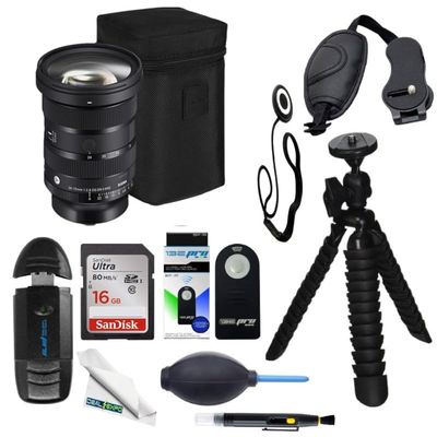 Sigma 24-70mm f/2.8 DG DN II Art Lens for Sony E with Deal-Expo Advanced Accessories Bundle...