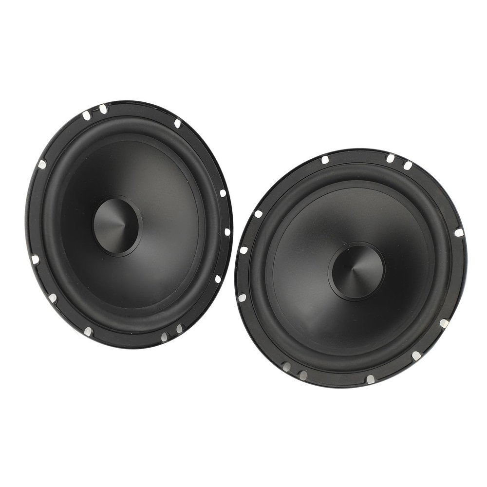 6.5in Coaxial Car Speaker Tweeter Midrange Woofers Stereo Sound System with Crossover Universal for Vehicle 6.5in Coaxial Car Speaker