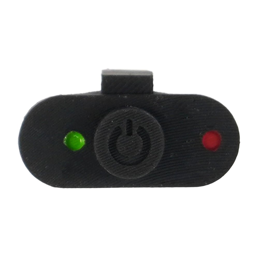 JoesGEcom Replacement 3D Printed Power Plastic Button Switch for Bose QuietComfort QC 35 QC35 I II Red Green Repair Spare Fix - Parts (Black)