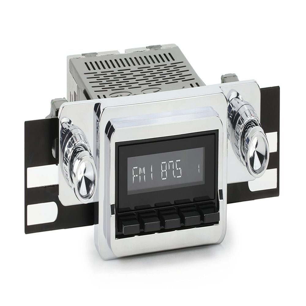RetroRadio Compatible with 1964-66 Ford Falcon Features Include Bluetooth, AUX, AM/FM LAB-M1-125-04P-74PF3