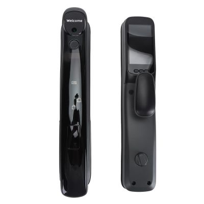 Door Smart Lock 8 Ways to Unlock Fingerprint Password Card NFC Key Virtual Password Temporary Password App Unlock Door Entry Lock Door Smart Lock
