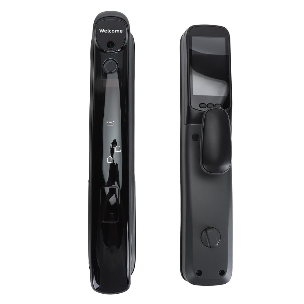 Door Smart Lock 8 Ways to Unlock Fingerprint Password Card NFC Key Virtual Password Temporary Password App Unlock Door Entry Lock Door Smart Lock