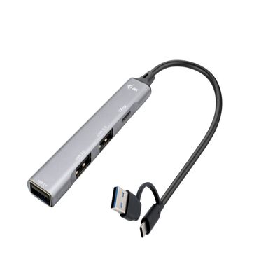 i-tec USB-C/USB-A Metal Hub 1X USB 3.0 + 3X USB 2.0, W128852756 (3.0 + 3X USB 2.0)