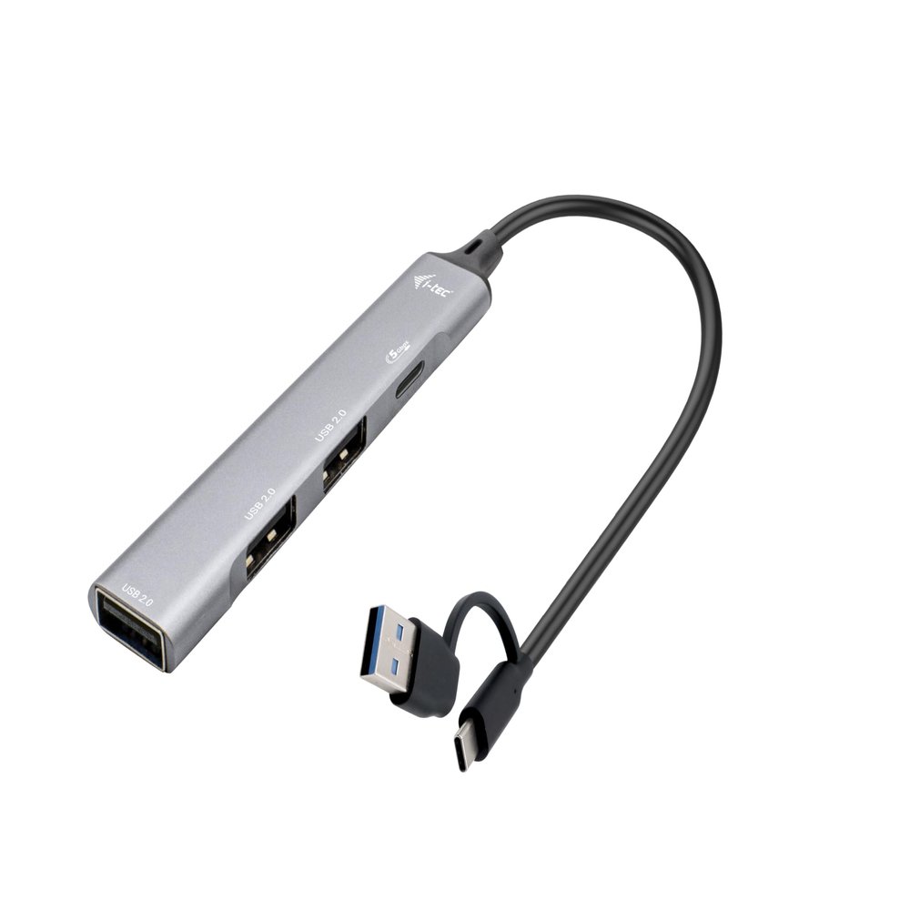 i-tec USB-C/USB-A Metal Hub 1X USB 3.0 + 3X USB 2.0, W128852756 (3.0 + 3X USB 2.0)