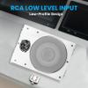 Lanzar 8'' Marine Subwoofer System  1000W Waterproof Slim Amplified Woofer with RCA Low Level Input, Remote Control, LED Power Indicators, Adjustable Sensitivity, Bass Boost, and Protection Circuits view 3