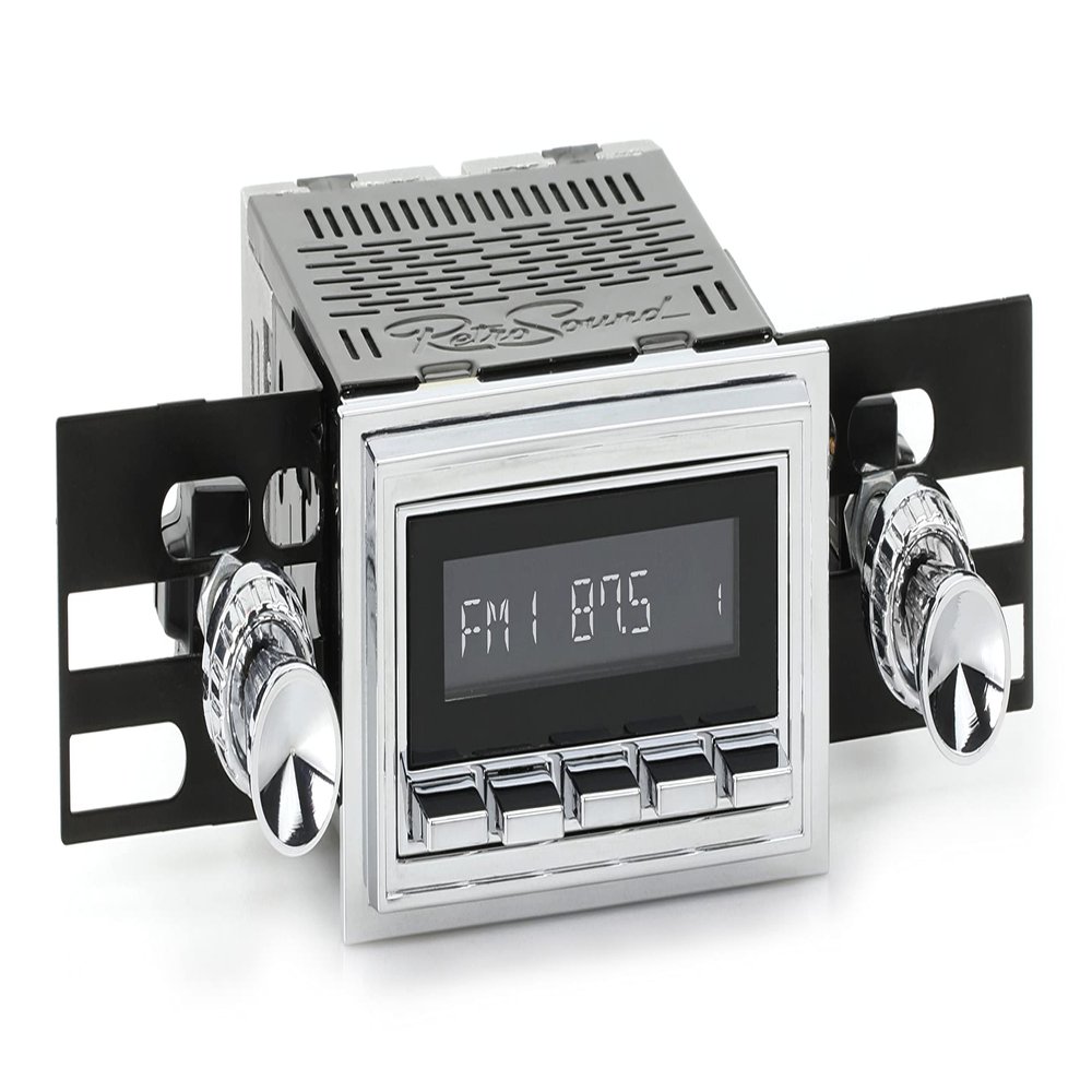 RetroRadio Compatible with 1961-62 Chevrolet Impala Features Include Bluetooth, AUX, AM/FM LAC-M1-126-09-74C1