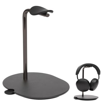 Sanus Sonos Ace Headphones Stand - Premium Stand w/Silicone Cradle Prevents Creasing & Built-in Cable Management w/Magnetic Clip for Fast Charging - Tool-Free Setup - Black Sonos Headphones Holder