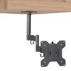 VIVO Under Cabinet Articulating 13 to 27 inch Single Monitor and Small TV Mount, Height Adjustable Long Extension Arm, Max VESA 100x100, Black, MOUNT-VC01A view 1