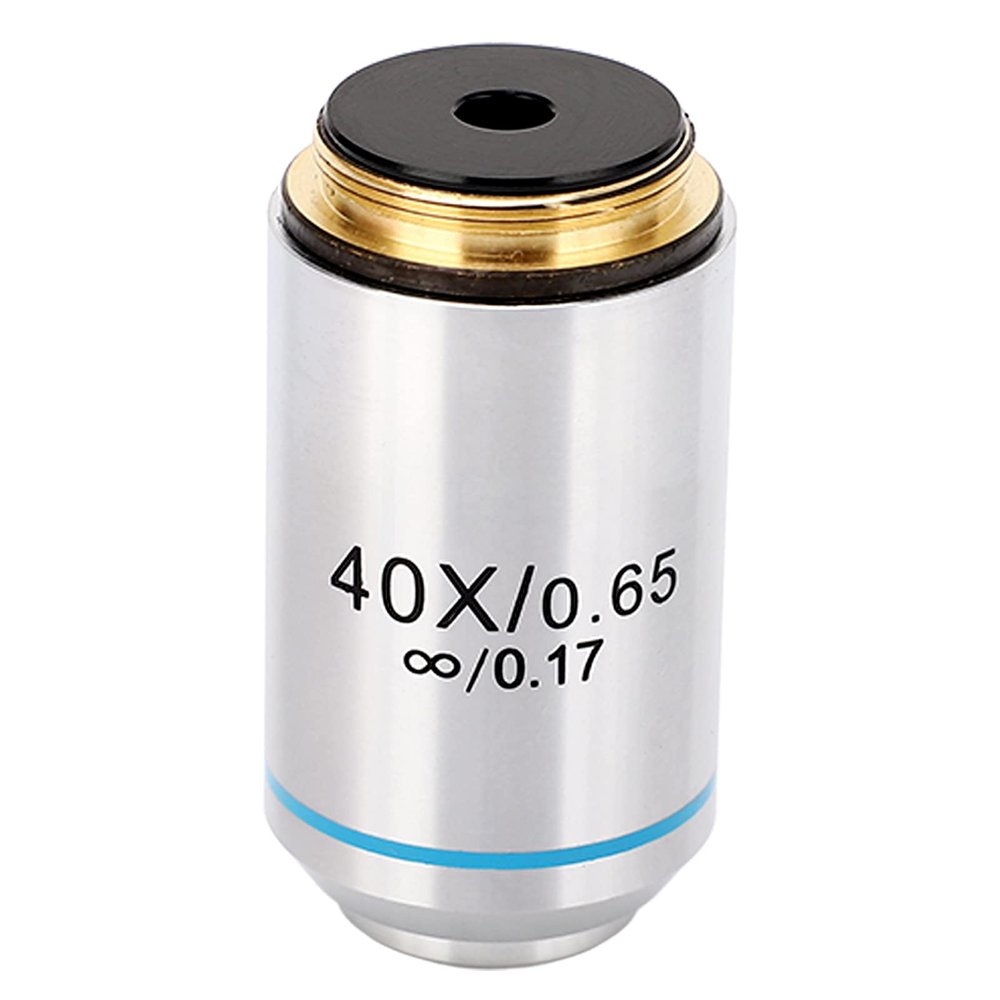 Tbest Indusal Plies Objective Lens 40X Rms Thread Wide Viewing High Traittance 95 Microscope Objective Lens Scientific Eon