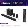 Hisense HS5100 5.1Ch Sound Bar with Wireless Subwoofer, 540W, Dolby Digital Plus, Bluetooth 5.3, EzPlay, Roku TV Ready, DTS: X, HDMI/AUX/ARC/Optical/USB (HS5100, 2024 Model) view 2