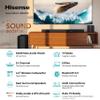 Hisense HS5100 5.1Ch Sound Bar with Wireless Subwoofer, 540W, Dolby Digital Plus, Bluetooth 5.3, EzPlay, Roku TV Ready, DTS: X, HDMI/AUX/ARC/Optical/USB (HS5100, 2024 Model) view 3