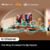 Hisense HS5100 5.1Ch Sound Bar with Wireless Subwoofer, 540W, Dolby Digital Plus, Bluetooth 5.3, EzPlay, Roku TV Ready, DTS: X, HDMI/AUX/ARC/Optical/USB (HS5100, 2024 Model) view 4