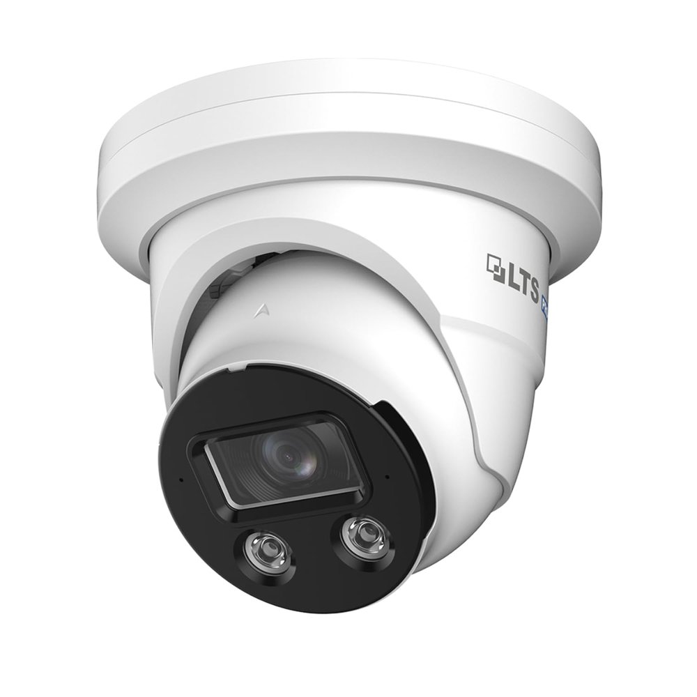 Generic LTS PRO-X LXIP3C82W-28MDA 8MP IP Full Color 24/7 2.8mm WDR Built-in Mic Ai NDAA Turret Camera