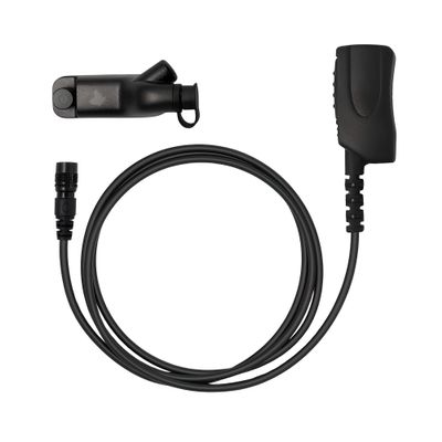 SHEEPDOG MICROPHONES Cyclone Push-to-Talk (PTT) Microphone, Quick Disconnect, Compatible with Motorola APX and APX Next, 32 Inch Cord, Dual-Switch Technology, 3.5mm Audio Port for Earpiece