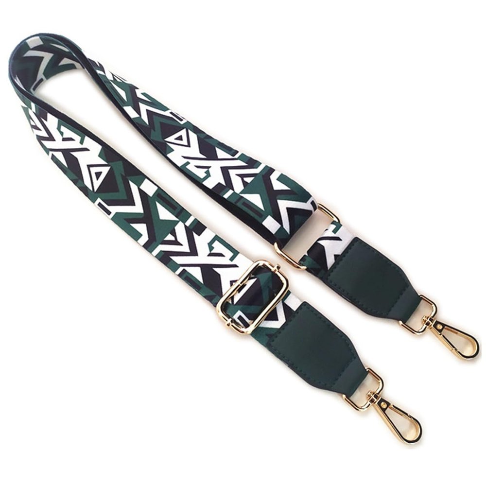 FRVRET Green style Purse Strap 1.5" Wide Purse Strap Adjustable Replacement Colorful Crossbody Handbag Strap (Blue leather)