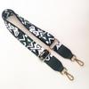 FRVRET Green style Purse Strap 1.5" Wide Purse Strap Adjustable Replacement Colorful Crossbody Handbag Strap (Blue leather) view 2