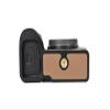 A6700 Case, BMAOLLONGB Handmade Genuine Real Leather Metal Bottom Half Camera Case Bag Cover for Sony Alpha A6700 with Hand Strap (Brown) view 4