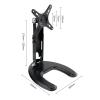 WPTGODGB Monitor Display Base Adjustable Folding Desktop Stand Waterproof Multi-Function Monitor Base view 2