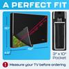 Outdoor TV Cover 55 Inch Weatherproof and Waterproof | TV Cover for Outside 55 | Smart Shield TV Screen Protector for Outside TV | Display Protectors view 3