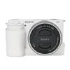 BMAOLLONGB ZV-E10 Case, Premium PU Leather FullBody Camera Case Bag Cover for Sony ZV-E10 With Neck Strap (White) view 3