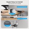 Desk Clamp Power Strip, Surge Protector with 5 AC Outlets and 3 USB Ports, Desk Mount Charging Station, Fit 1.97in Tabletop Edge Thick, 6FT Extension Cord, for Home Office Gaming Accessories view 3