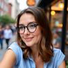 HJSTES Vintage Blue Light Glasses for Women Men Round Bluelight Blocking Glasses Thick TR90 Frame Eyeglasses(White Leopard+Black) view 3