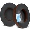 SOULWIT Cooling Gel Ear Pads Replacement for Corsair Virtuoso RGB Wireless XT SE Gaming Headset, Earpads Cushions with High-Density Noise Isolation Foam, Added Thickness - Dark Coffee view 1