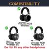 SOULWIT Cooling Gel Ear Pads Replacement for Corsair Virtuoso RGB Wireless XT SE Gaming Headset, Earpads Cushions with High-Density Noise Isolation Foam, Added Thickness - Dark Coffee view 2
