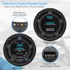 Pyle 6.5" Bluetooth Marine Speakers with Amplified Bluetooth Remote - 600W Waterproof Stereo Audio System view 3
